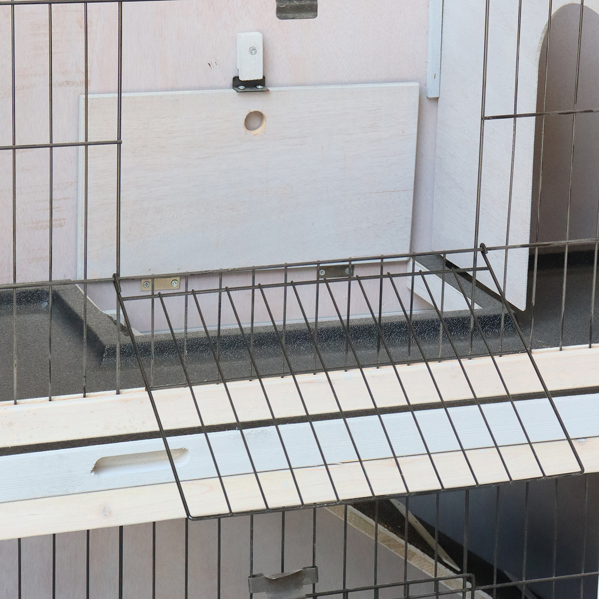 Charles Bentley Two Storey Outdoor Rabbit Hutch Guinea Pig Bunny House With Ramp for sale online